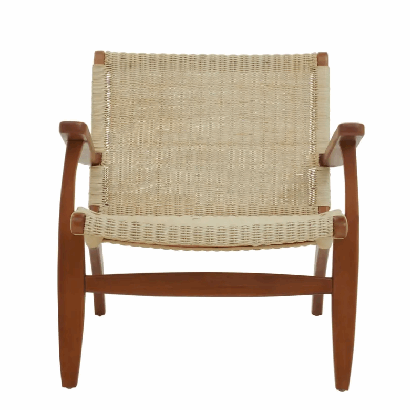 Juan Woven Chair In Natural Rattan