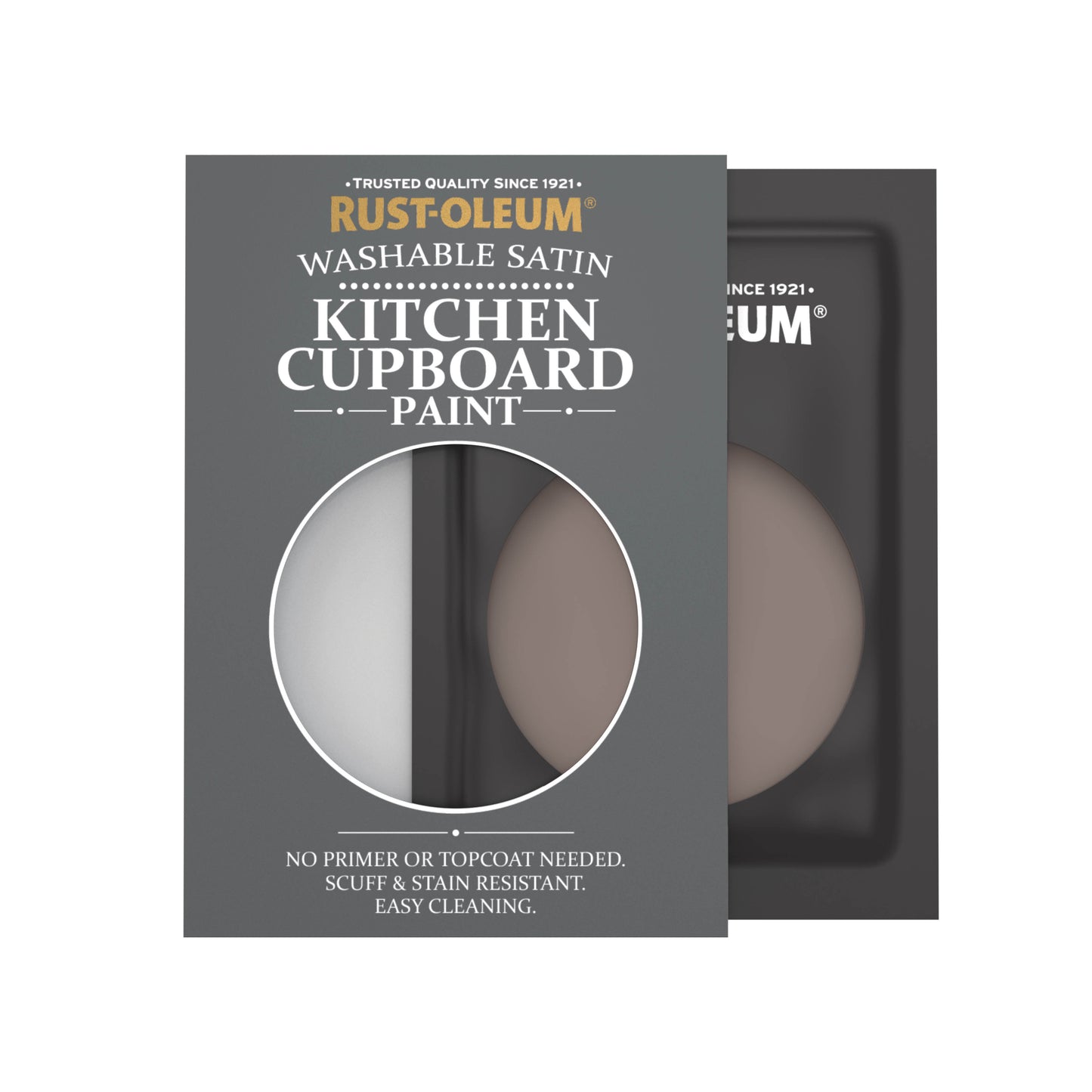 Rust-Oleum Brown Satin Kitchen Cupboard Paint - River's Edge 10ml