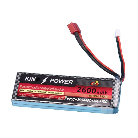 Wltoys 144001/ 124019/ 104001/ 124016/124017 7.4V 2600 MAH Lipo Battery T Plug 1/14 RC Car Upgrade Parts