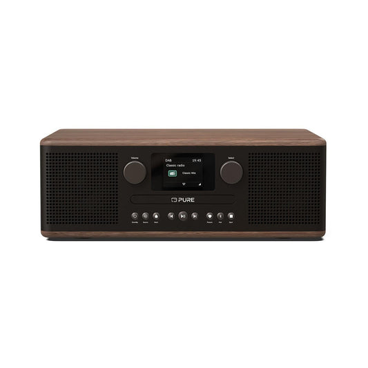 Pure Classic C-D6 DAB Radio in Black/Walnut