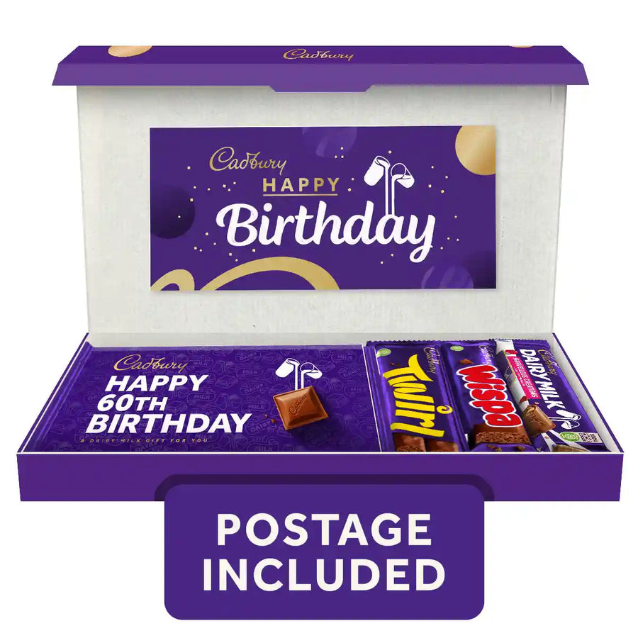 Cadbury Happy 60th Birthday Letterbox Chocolate Set