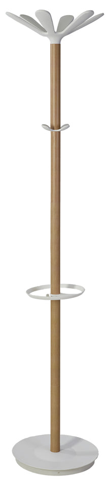 ALBA Garderobenständer , NAHOW, , Höhe: 1.750 mm, Buche / weiß