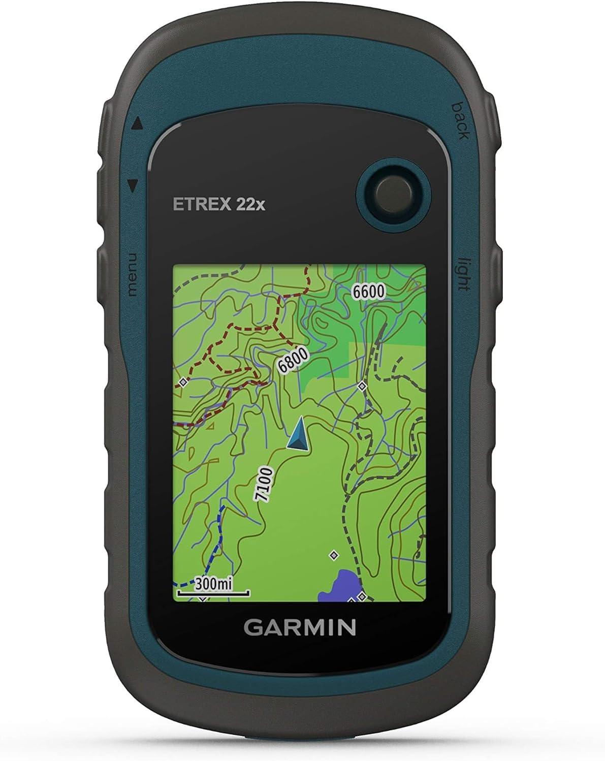 Garmin eTrex 22x – Robustes, wasserdichtes GPS-Outdoor-Navi mit 2,2" (5,6 cm) Farbdisplay mit Tastenbedienung, vorinstallierter TopoActive-Europakarte