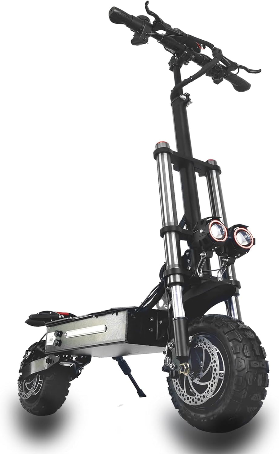 S3 Elektro Roller Erwachsene E Scooter Offroad Elektroroller Klappbar 11Zoll All Terrain Vakuumreifen Doppelmotor 60V 40Ah Li-Akku Max Reichweite 100 