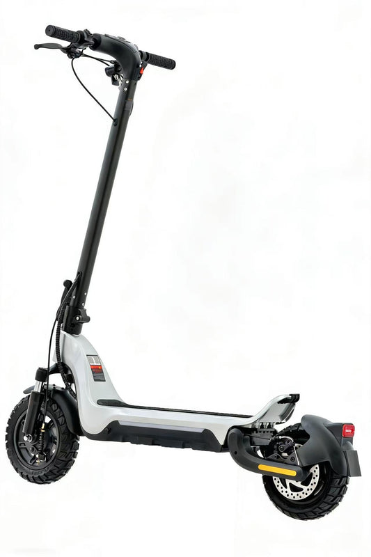 Elektroroller für Erwachsene mit Offroad-Faltung,doppelte Stoßdämpfer, EABS und Scheibenbremse vorne/hinten, Tragfähigkeit von 150 kg