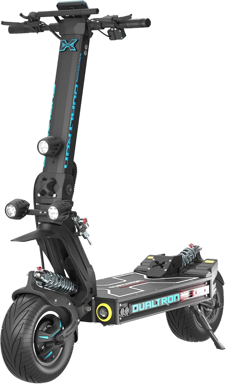 Minimotors - Dualtron X Limited LTD Elektroroller für Erwachsene - 84 V, 60 Ah, 500-W-Motoren, Reichweite bis zu 170 km, 20 km/h, schnell, leistungsst