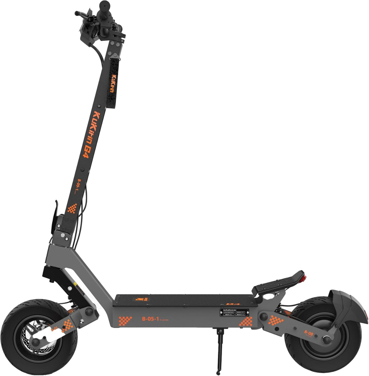 KuKirin G4 Max E Scooter – Leistungsstarker Antrieb, 52V 20Ah Akku, bis zu 75 km Reichweite, 10" Luftreifen, Dualfederung, LCD-Display, IPX4, klappbar