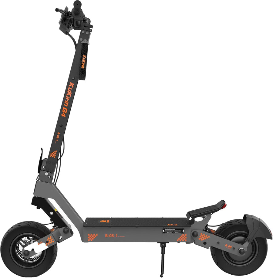 KuKirin G4 Max E Scooter – Leistungsstarker Antrieb, 52V 20Ah Akku, bis zu 75 km Reichweite, 10" Luftreifen, Dualfederung, LCD-Display, IPX4, klappbar