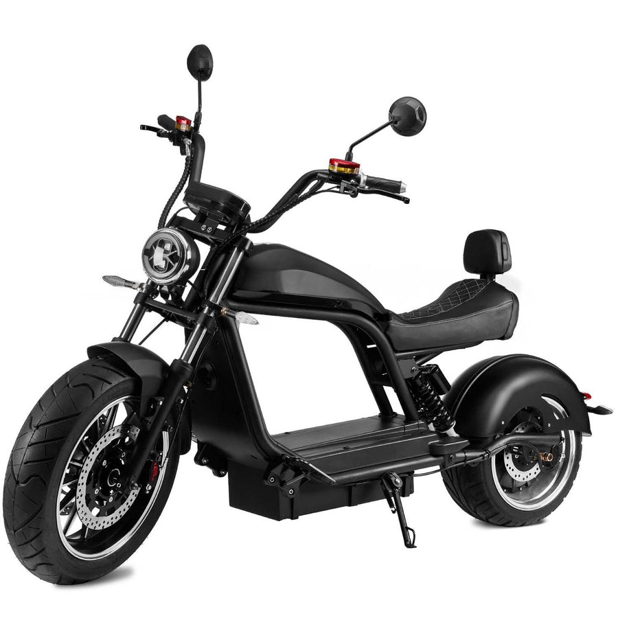 Elektroroller “HL 6.0”, 3000 Watt, 70 km Reichweite, Lithium-Akku, Straßenzulassung, Elektro Roller, E-Roller mit Sitz, 50 CCM, Elektro Motorroller