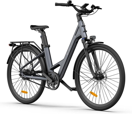 ADO E-Bike Air 28 Elektrofahrrad,Electric Bikes Pedelec Riemenantrieb,e Bike 28 Zoll,Momenten-Sensor, 1 Gang, Heckmotor, 345,00 Wh Akku, ebike Damen/H