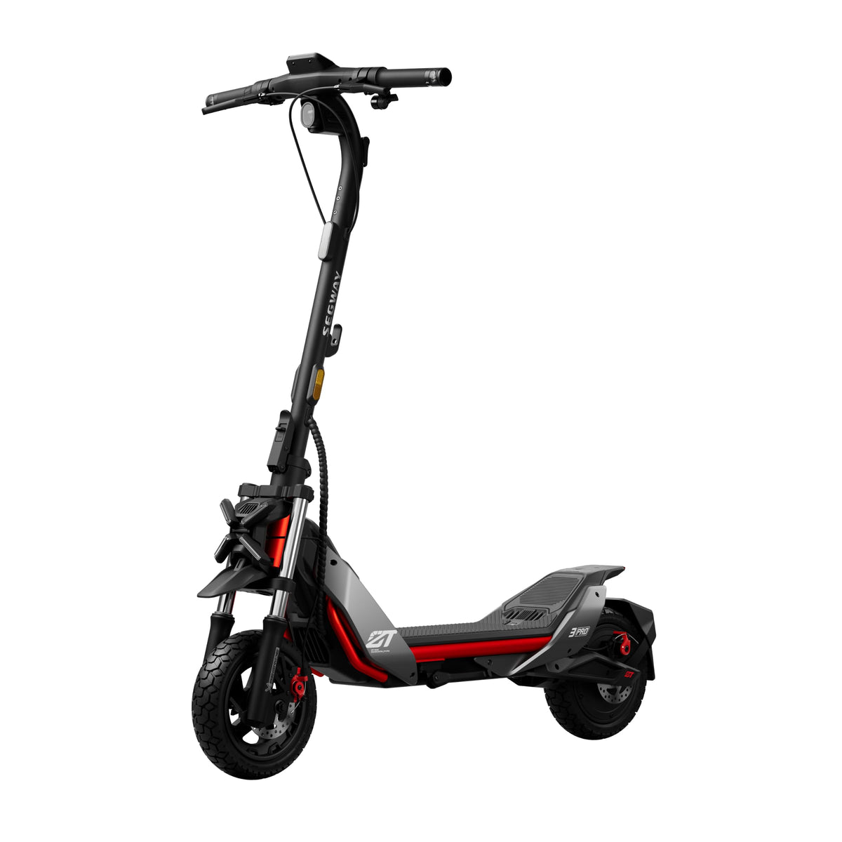 Segway ZT3 Pro D, E-Scooter mit Deutscher Straßenzulassung, 70 km Eco Modus Reichweite, 56km im Sport Modus, Vollfederung, 120 kg Tragkraft, 25% Steig