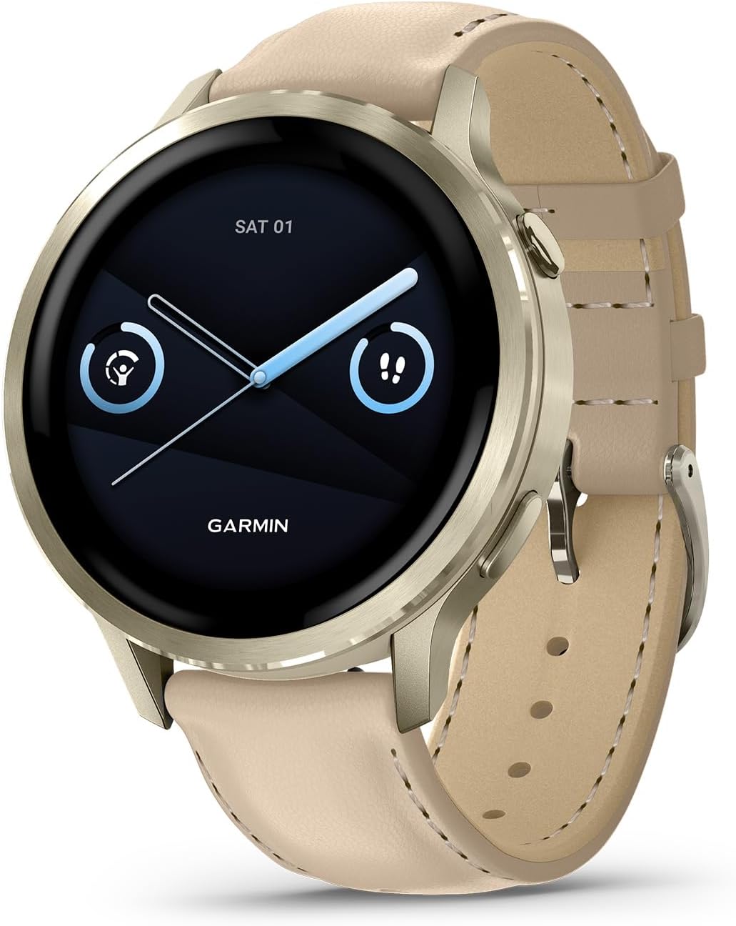 Garmin Venu 4, 41 mm, fortschrittliche Gesundheits- und Fitness-GPS-Smartwatch, helles und farbenfrohes Display, integrierte Taschenlampe, 10 Tage Akk