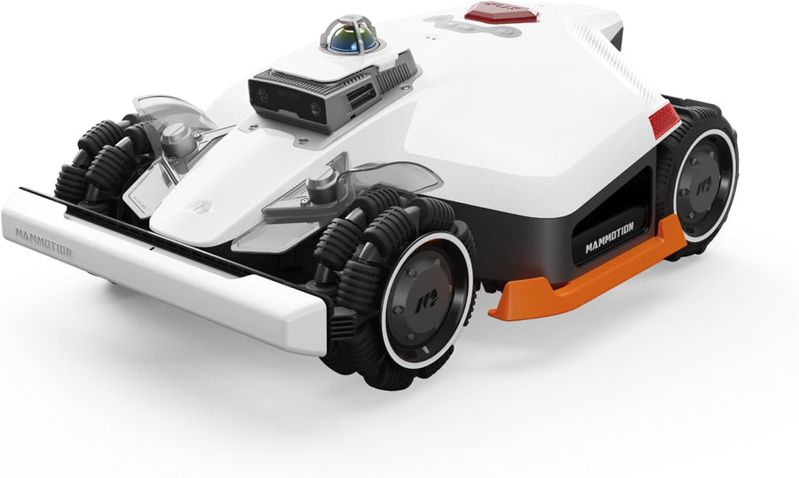 MAMMOTION LUBA 3 AWD 3000 Mähroboter ohne Begrenzungskabel für 3000㎡, 360° LiDAR+NetRTK+KI Vision Tri-Fusion-Positionierung, AWD für 80% Steigungen, K