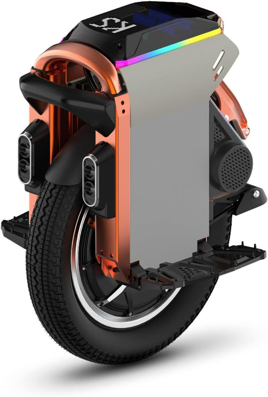 KINGSONG Gyrowheel S16 1480 Wh, 3000 W Motor, Reichweite bis zu 120 km, begrenzte Geschwindigkeit 25 km/h, 16-Zoll-Reifen, Matrix-Bildschirm, kompakt 
