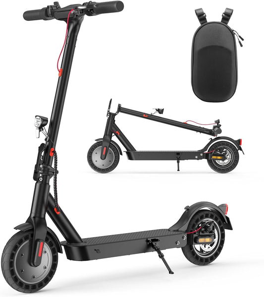 E Scooter mit Straßenzulassung, 10 Zoll, Max 40km Reichweite 20km/h, Komfortable Stoßdämpfung, Elektro Scooter bis 120kg, APP-Verbindung, LED-Display,