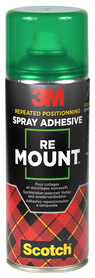 3M Scotch Sprühkleber , RE MOUNT, , ablösbar, 400 ml