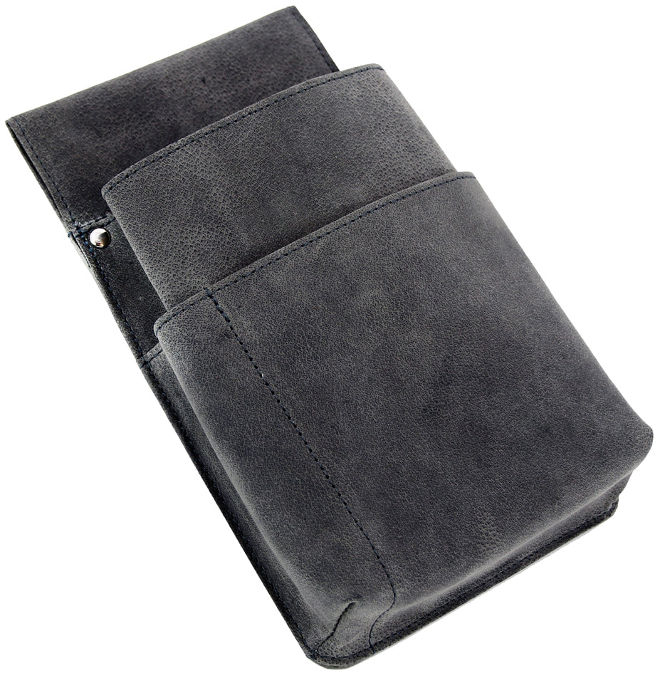 Alassio Gürteltasche für Kellnerbörse, Hunter-Leder, grau