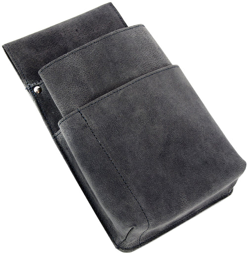 Alassio Gürteltasche für Kellnerbörse, Hunter-Leder, grau
