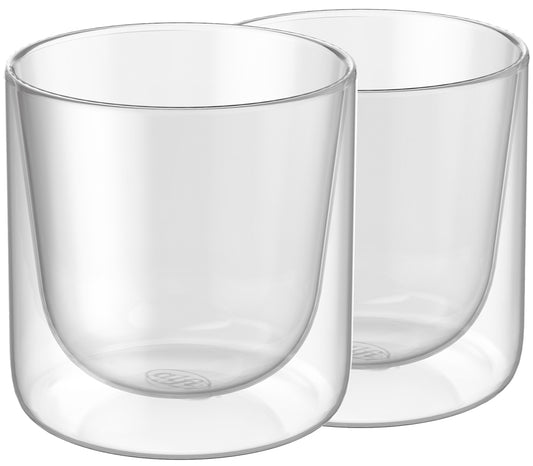 alfi Trinkglas-Set GLASSMOTION, doppelwandig, 190 ml