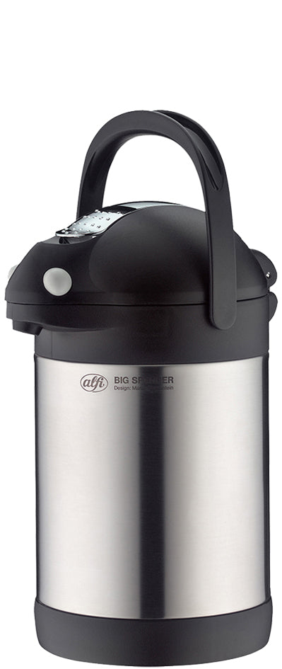 alfi Pump-Isolierkanne BIG SPENDER TT, 2,2 Liter, Edelstahl