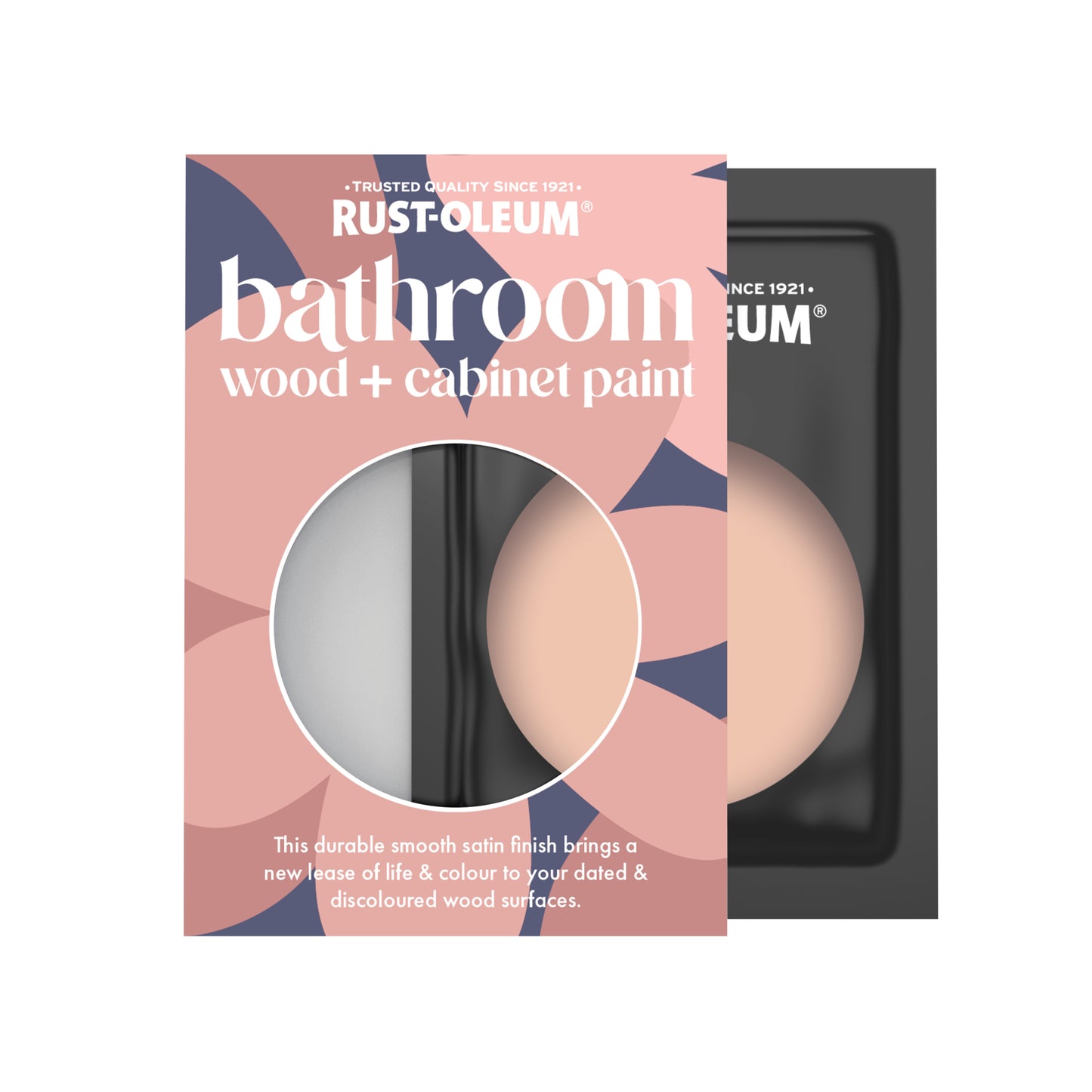 Rust-Oleum Orange Satin Bathroom Wood & Cabinet Paint - Coral 10ml