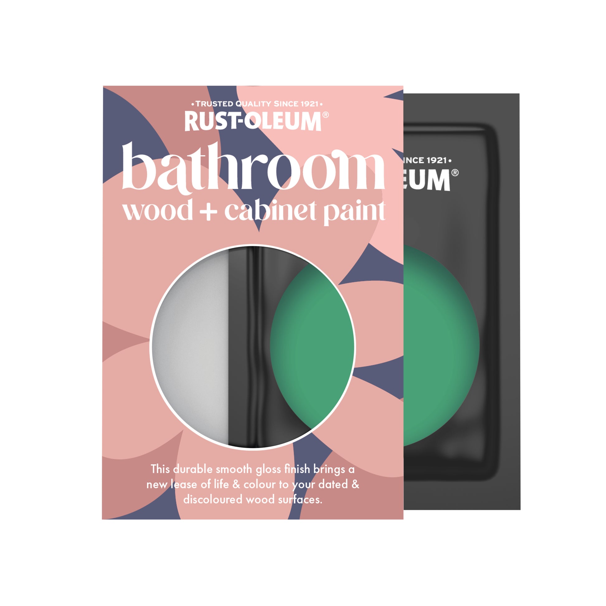 Rust-Oleum Green Gloss Bathroom Wood & Cabinet Paint - Emerald 10ml