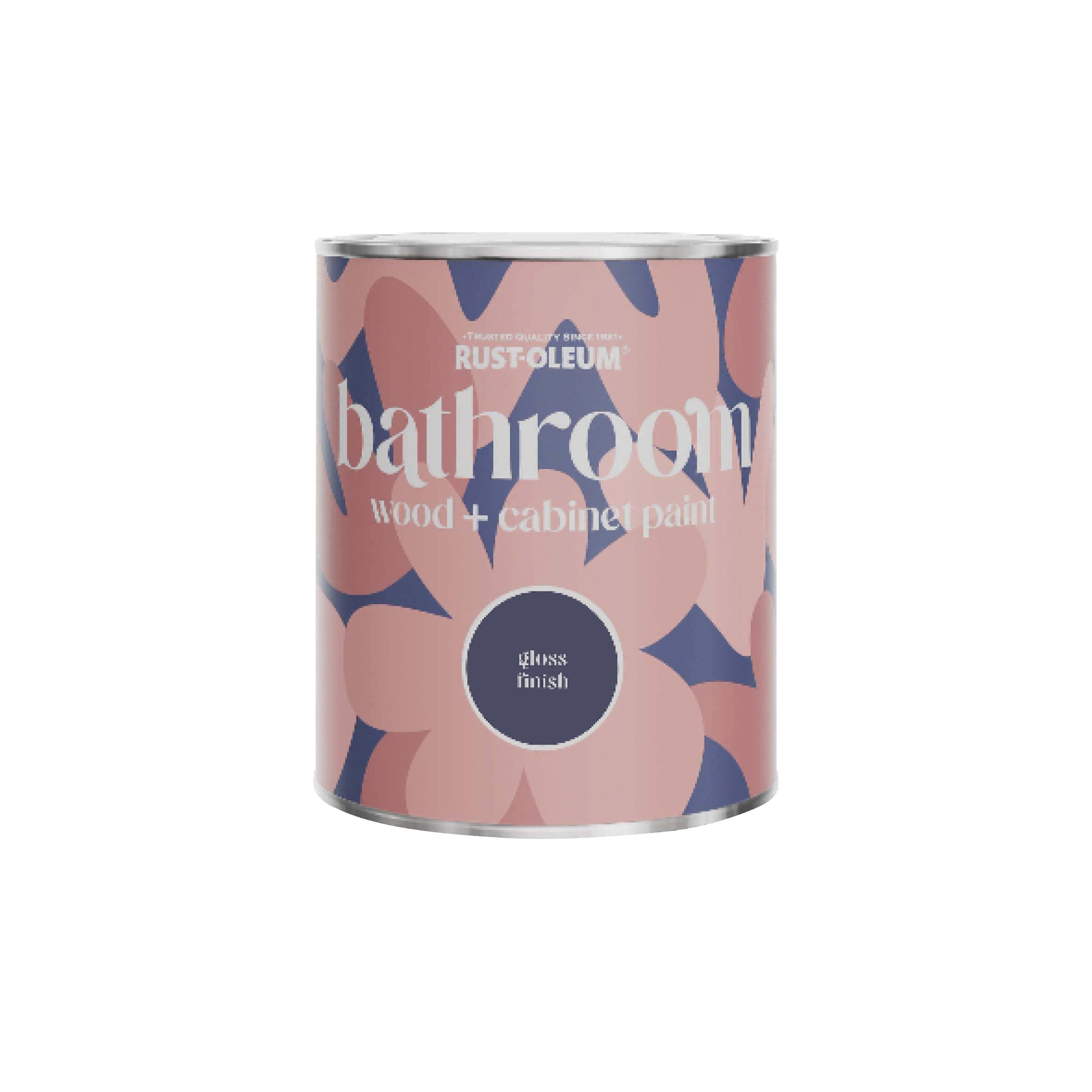 Rust-Oleum White Gloss Bathroom Wood & Cabinet Paint - Moonstone 750ml