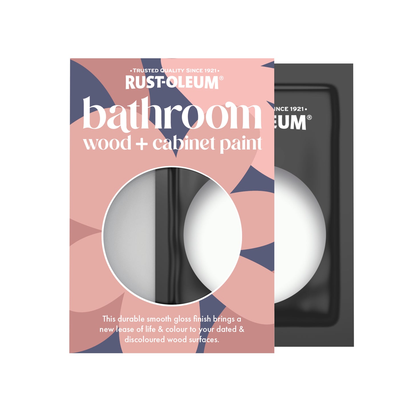 Rust-Oleum White Gloss Bathroom Wood & Cabinet Paint - Moonstone 10ml