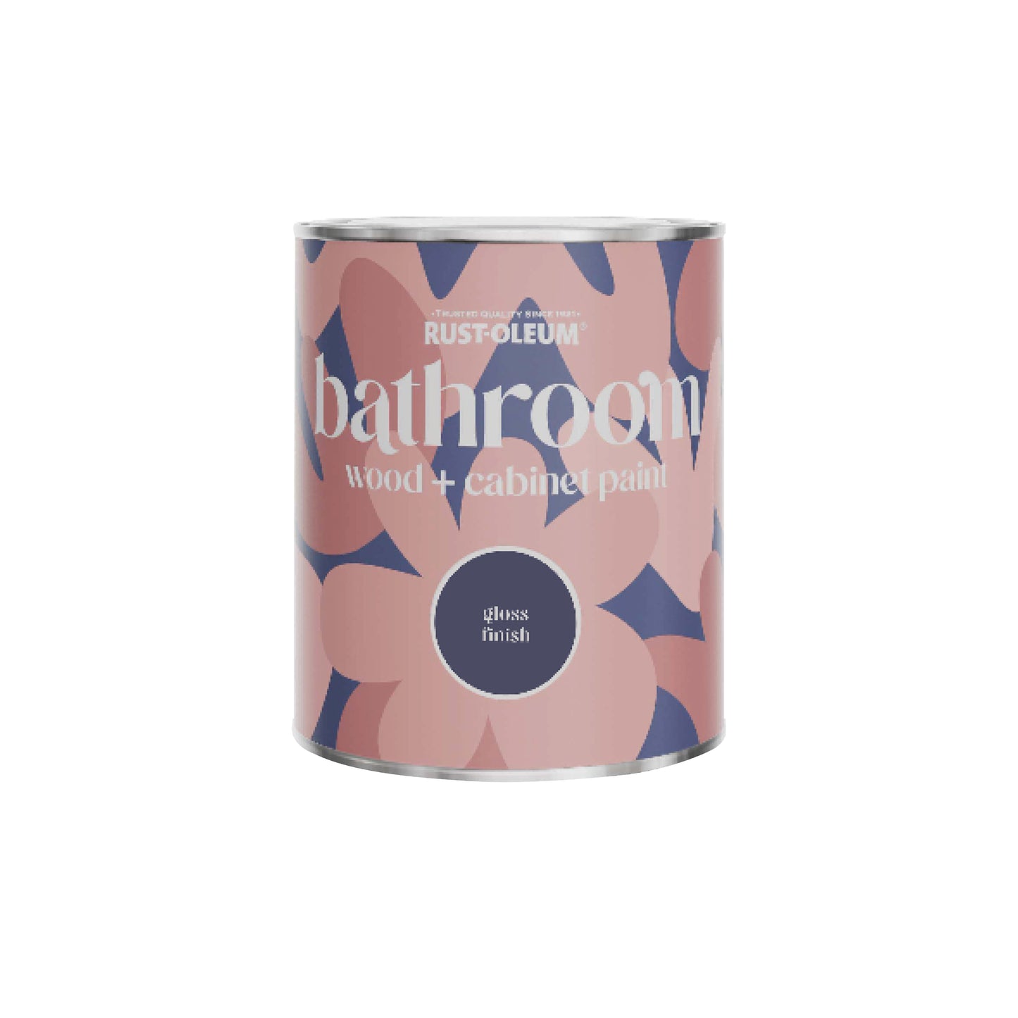 Rust-Oleum Red Gloss Bathroom Wood & Cabinet Paint - Salmon 750ml