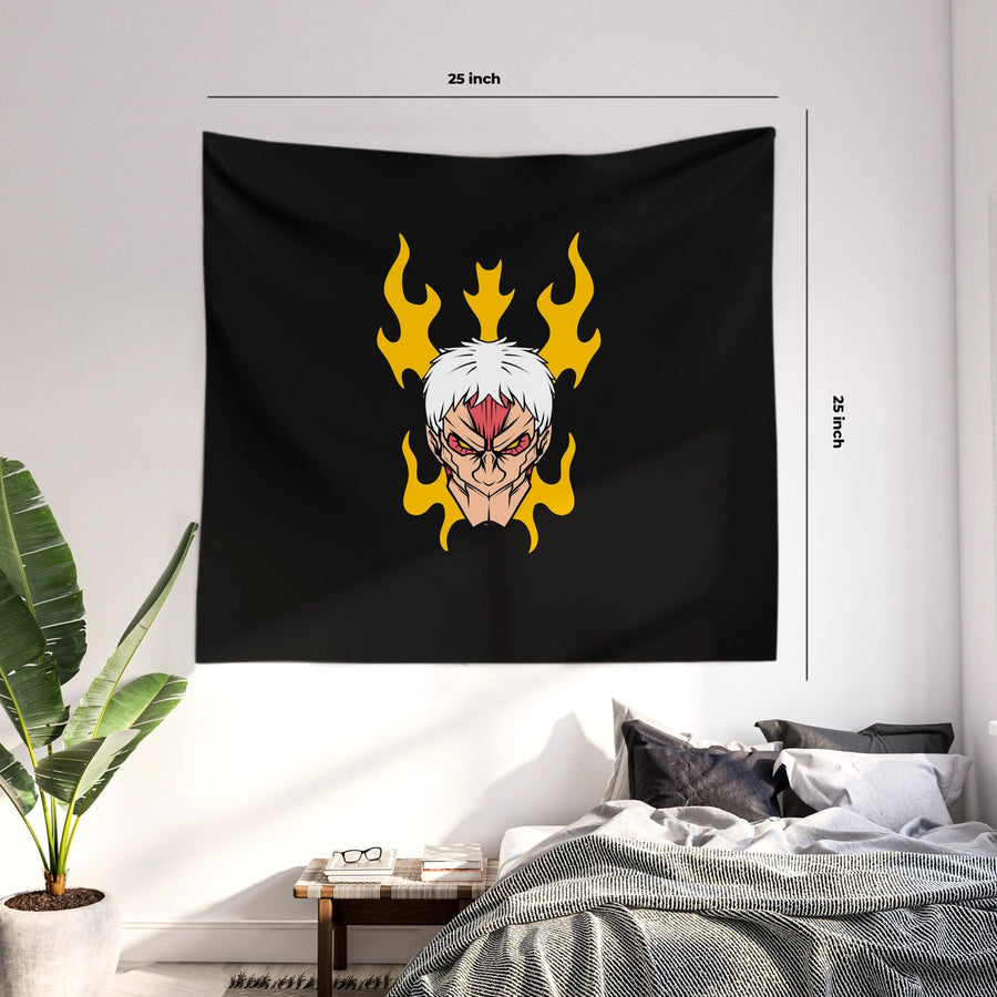 Wall Tapestry 25in x 25in - AOT - Armor - Yellow