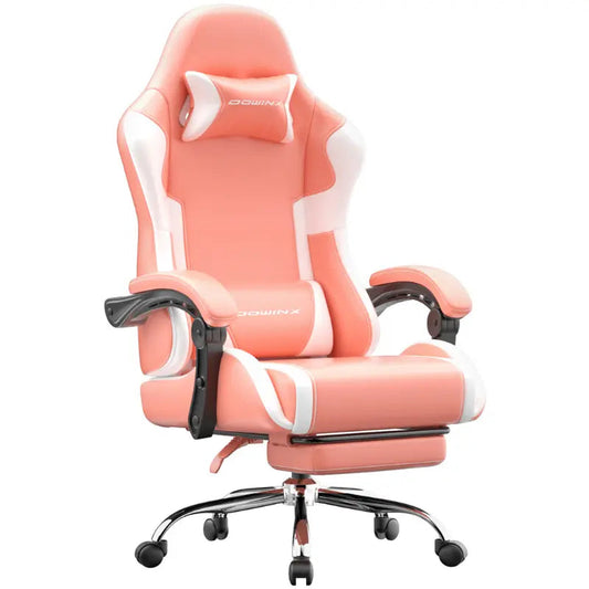 Dowinx Leather Gaming Chair LS-66D58J Pink