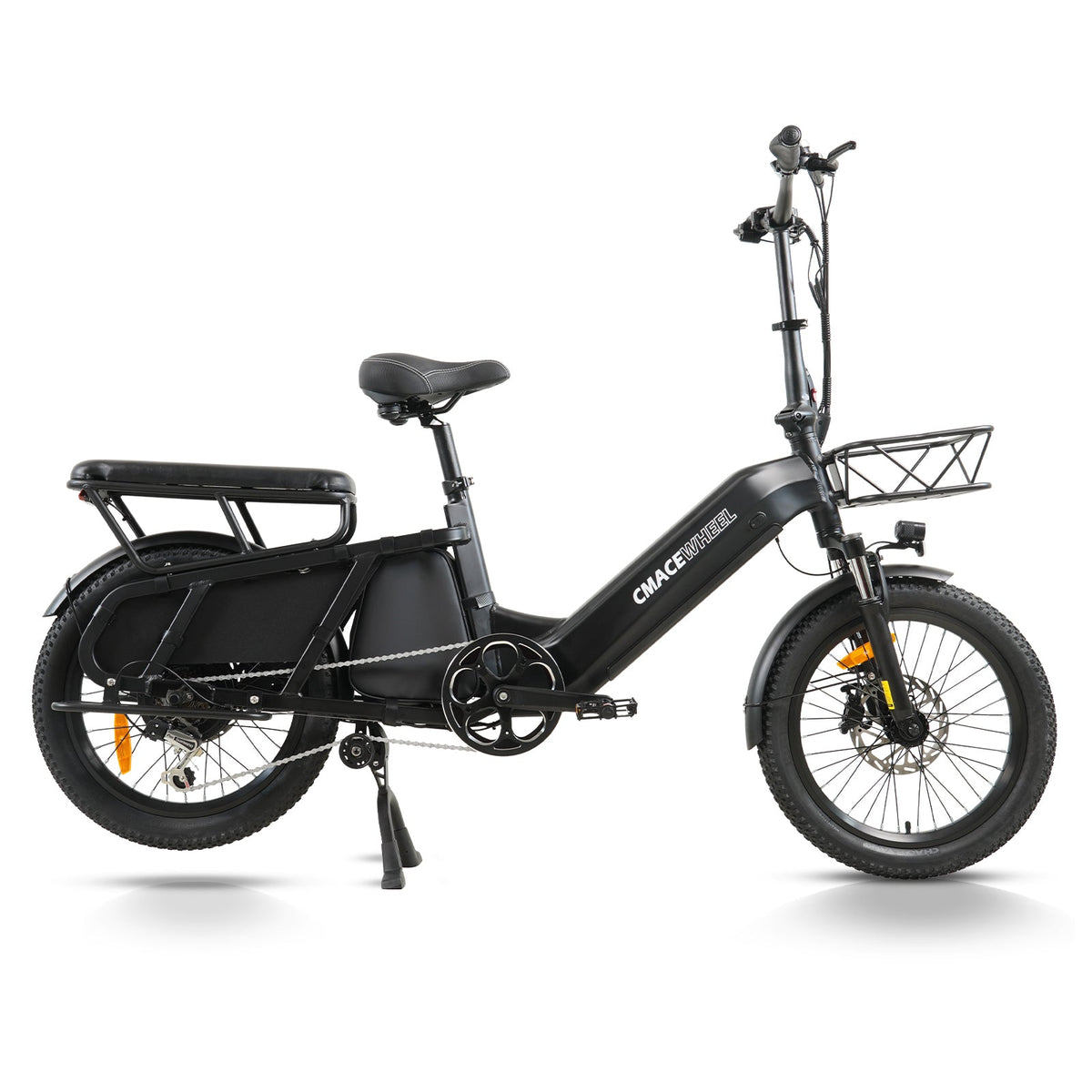 CMACEWHEEL HQ20 500W 20-Inch Electric Longtail Cargo Bike with Torque Sensor and 48V 20Ah 960Wh Battery