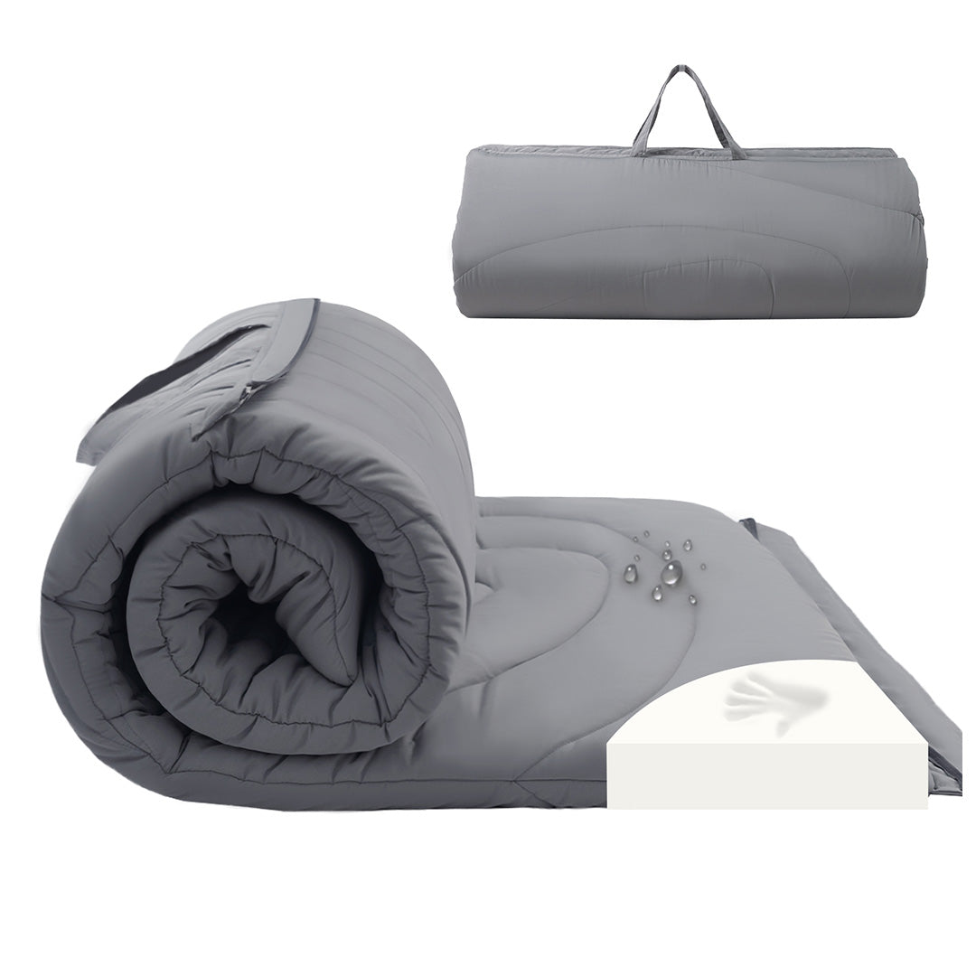 Waterproof Camping Mattress - 80"L x 39"W x 2.5"Th / Grey