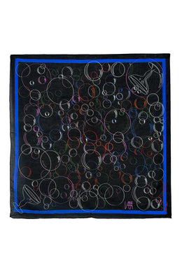 Vasiliki Design On The Rocks Silk Cotton Scarf