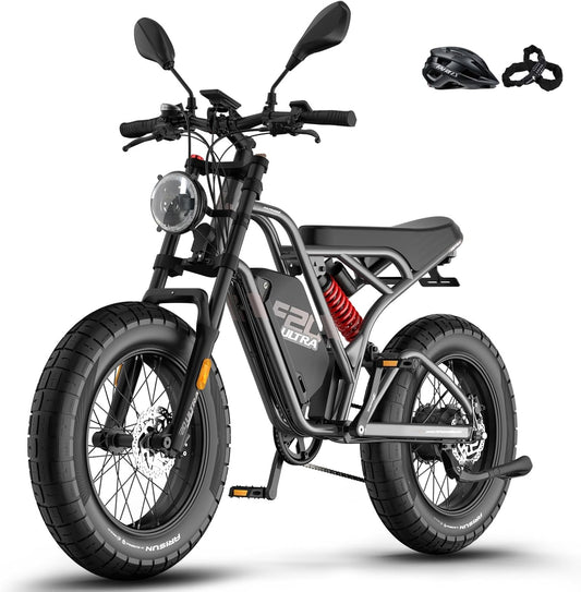 Fafrees F20 Ultra E Bike Elektrofahrrad 48V 25Ah Akku, City E-Bike 20"*5.0 Dicke Reifen, Fatbike Motor 79N.m Torque, Mountainbike Reichweite bis zu 80