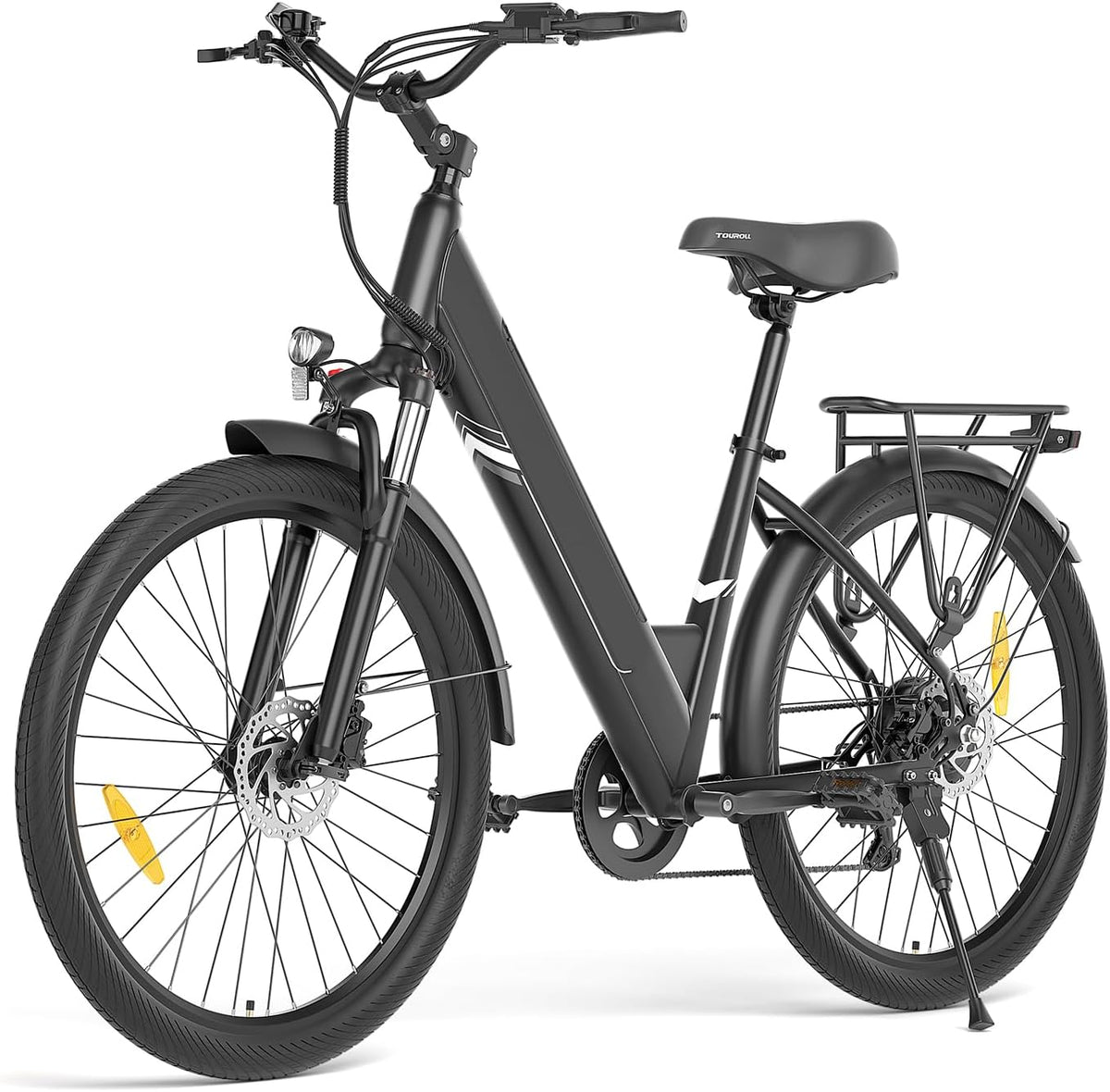 Touroll J1 ST/J1 Pro 27,5" E-Bike für Erwachsene, Elektrofahrrad Trekkingrad E-Bike Herren Damen mit 36V 15.6Ah Akku,100km Reichweite, 250W, E-Fahrrad