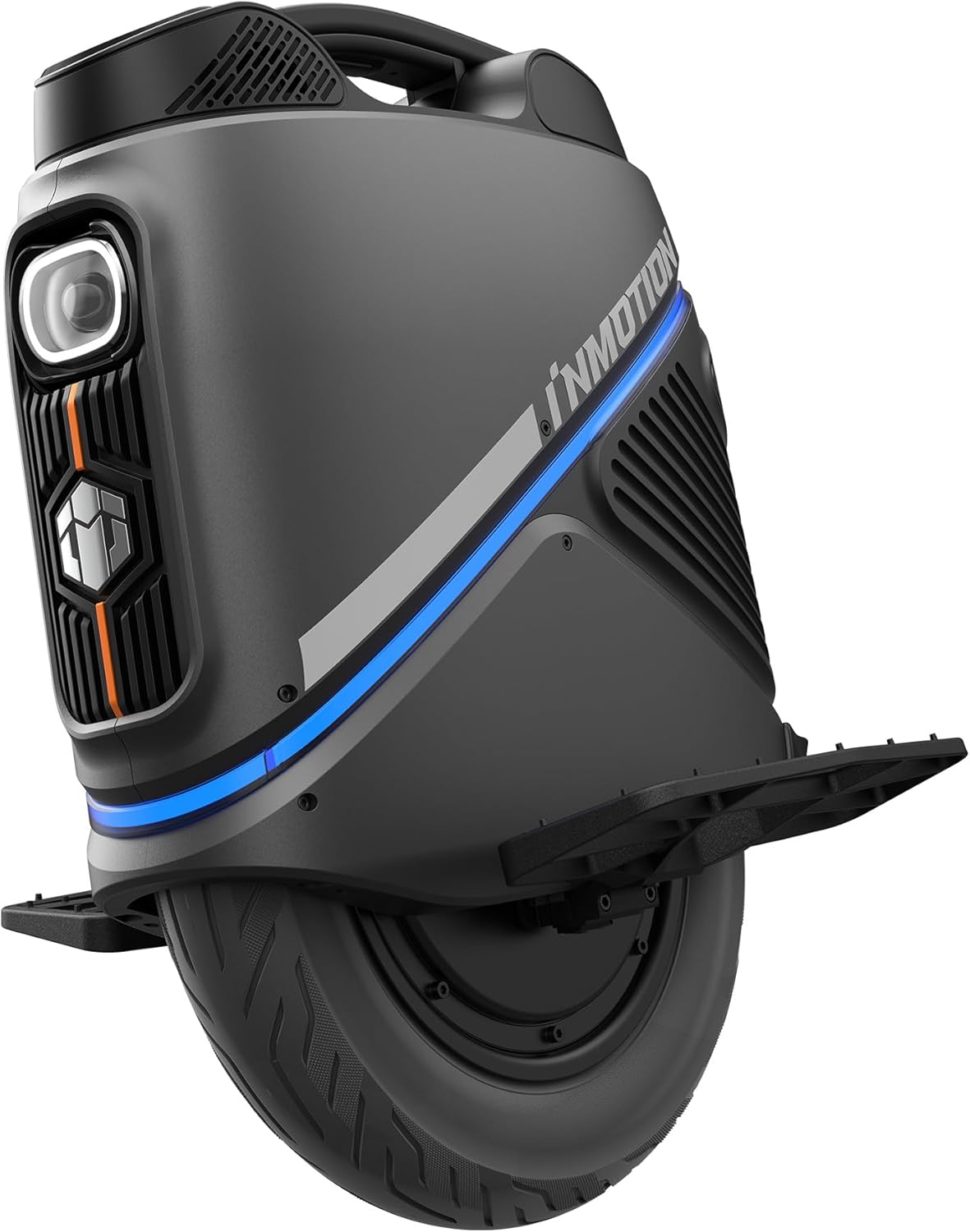 INMOTION V9 Elektrischer selbstbalancierender Roller, Erwachsene, Schwarz, Einheitsgröße EU, Federung, 500-W-Motor, Reichweite bis zu 25 km/h, 16-Zoll