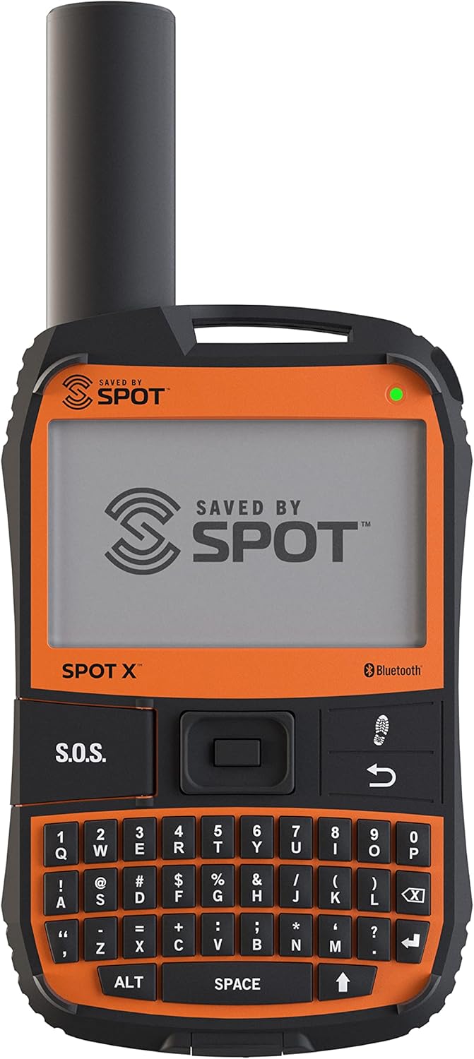 SPOT X Zwei-Wege-Satelliten-Messenger mit GPS-Tracking | Handheld-Gerät für Wandern, Camping, Alleinarbeiter und Off-Grid-Kommunikation | Globalstar-S