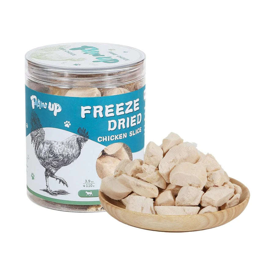 Freeze-Dried Chicken Treats for Cats & Dogs, High-Protein Single-Ingredient Food Topper, 3.8 oz