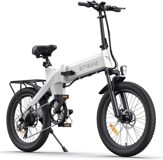 ENGWE C20 Pro E-Bike Elektrofahrrad E-Fahrrad mit 20" 3,0 Fat Tire, 250W 36V 15.6Ah Batterie Reichweite bis zu 40-120km, 7-Gang-All-Terrain Klapprad, 
