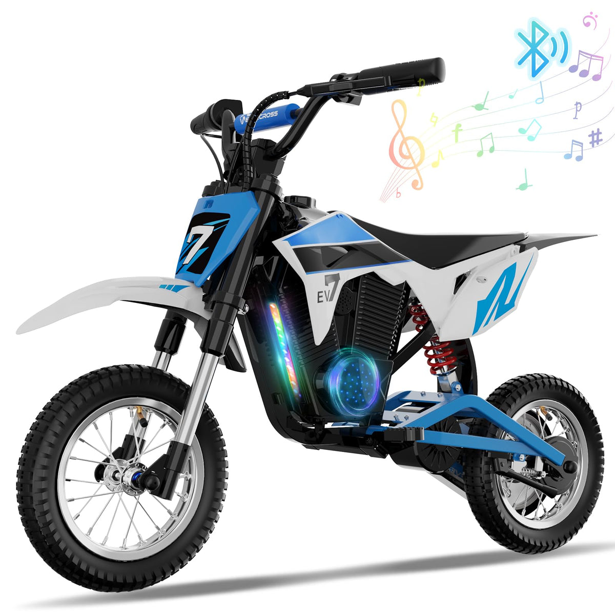 EVERCROSS EV12M Elektro Motorrad Kinder, Elektromotorrad mit 300W Motor, 3 Geschwindigkeitsmodus, 15KM Lange Reichweite, 12 Zoll Luftreifen, Moto Cros