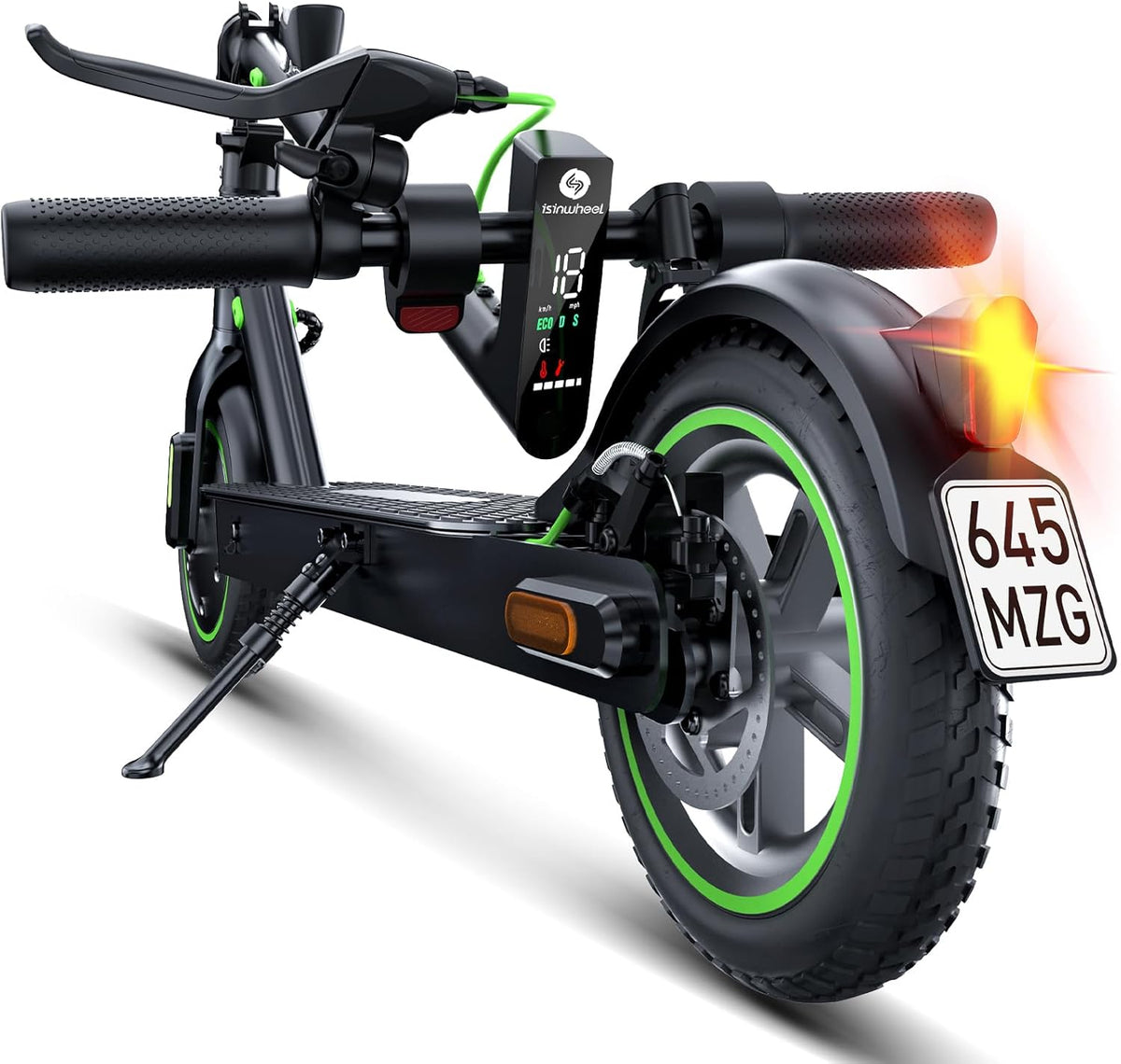 E-Scooter mit Straßenzulassung, 8,5 Zoll Elektroroller Max 30KM Reichweite, App, LED-Anzeige, E Roller bis 120kg Tragkraft, Faltbarer Elektroscooter E