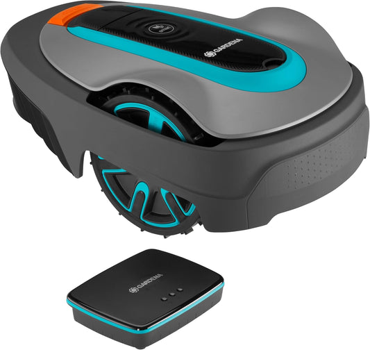 Gardena Mähroboter smart SILENO City 600 m² Set: Innovative LONA AI-Technologie, Steuerung per App, SensorControl, für Steigungen bis zu 35 Prozent, i