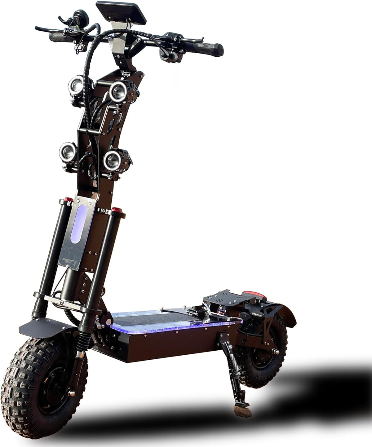 P4 E Scooter E-Roller Elektroroller Schneller Erwachsene 13 Zoll 3-Gang-Getriebe Doppelmotor NFC-Start 72V/50Ah Lithium-Akku Max Reichweite 140KM