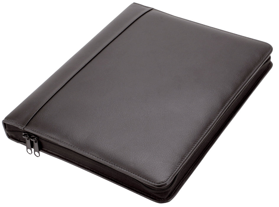 Alassio Ringbuchmappe , MONZA, , A4, Nappa-Leder, schwarz