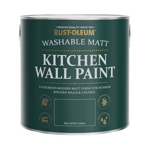 Rust-Oleum Green Kitchen Wall & Ceiling Paint - The Pinewoods 2.5L