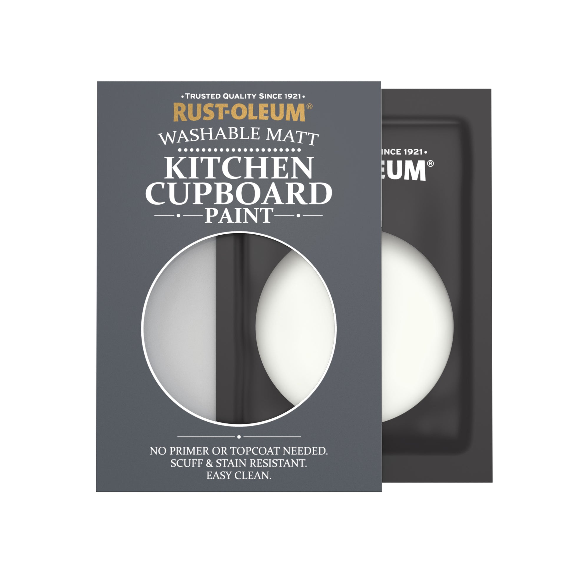 Rust-Oleum White Matt Finish Kitchen Cupboard Paint - Still 10ml