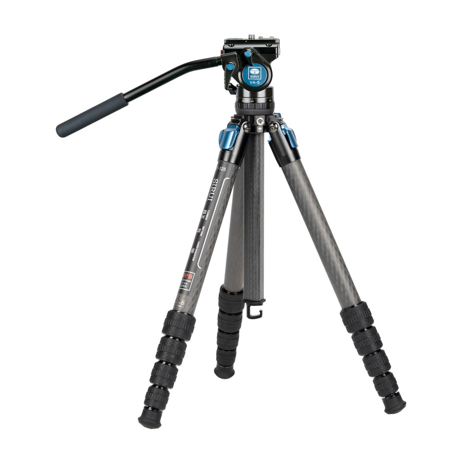 SIRUI ST-125 Superb Travel Dreibeinstativ Carbon 158 cm mit Videokopf VA-5 ST-Serie