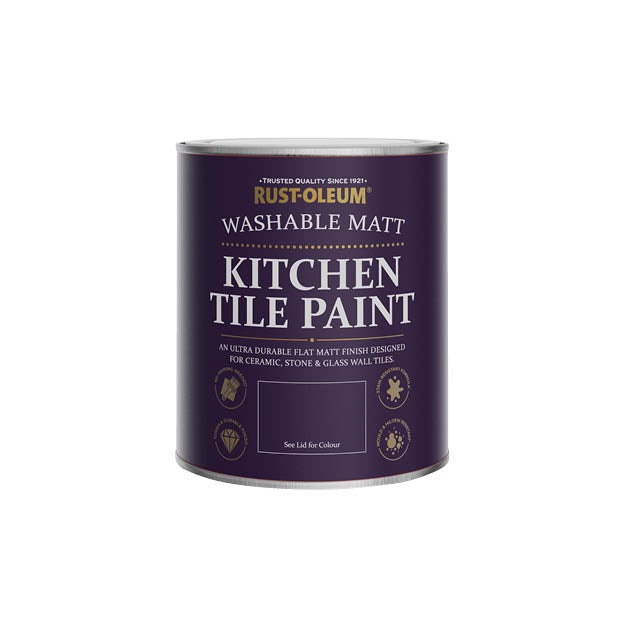 Rust-Oleum Green Matt Kitchen Tile Paint - Grounded 750ml 750ml