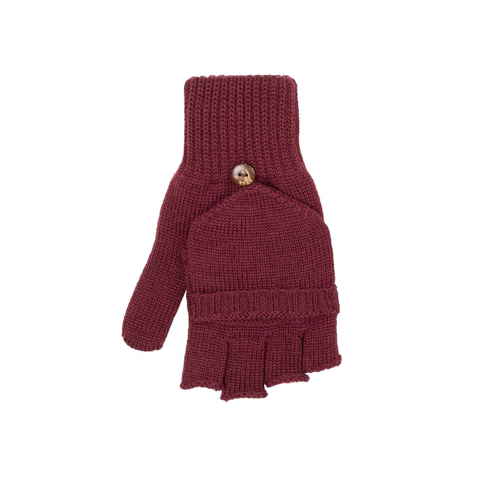 Merino-Halbfingerhandschuh GOTS